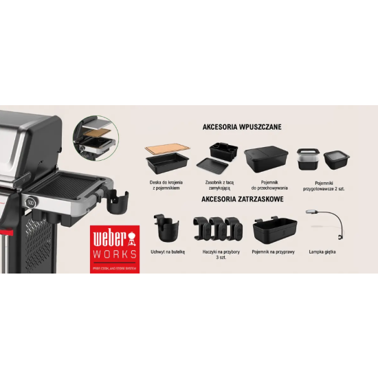 Weber Grill gazowy SLATE GPD 76 cm Premium Griddle (1501462)